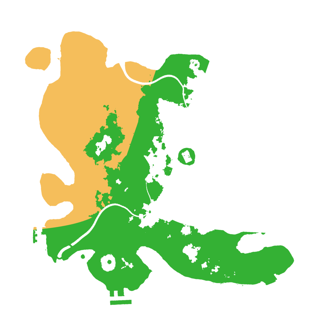 Biome Rust Map: Procedural Map, Size: 3000, Seed: 1106402166