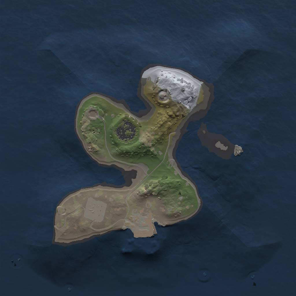 Rust Map: Procedural Map, Size: 1500, Seed: 2073602864, 3 Monuments