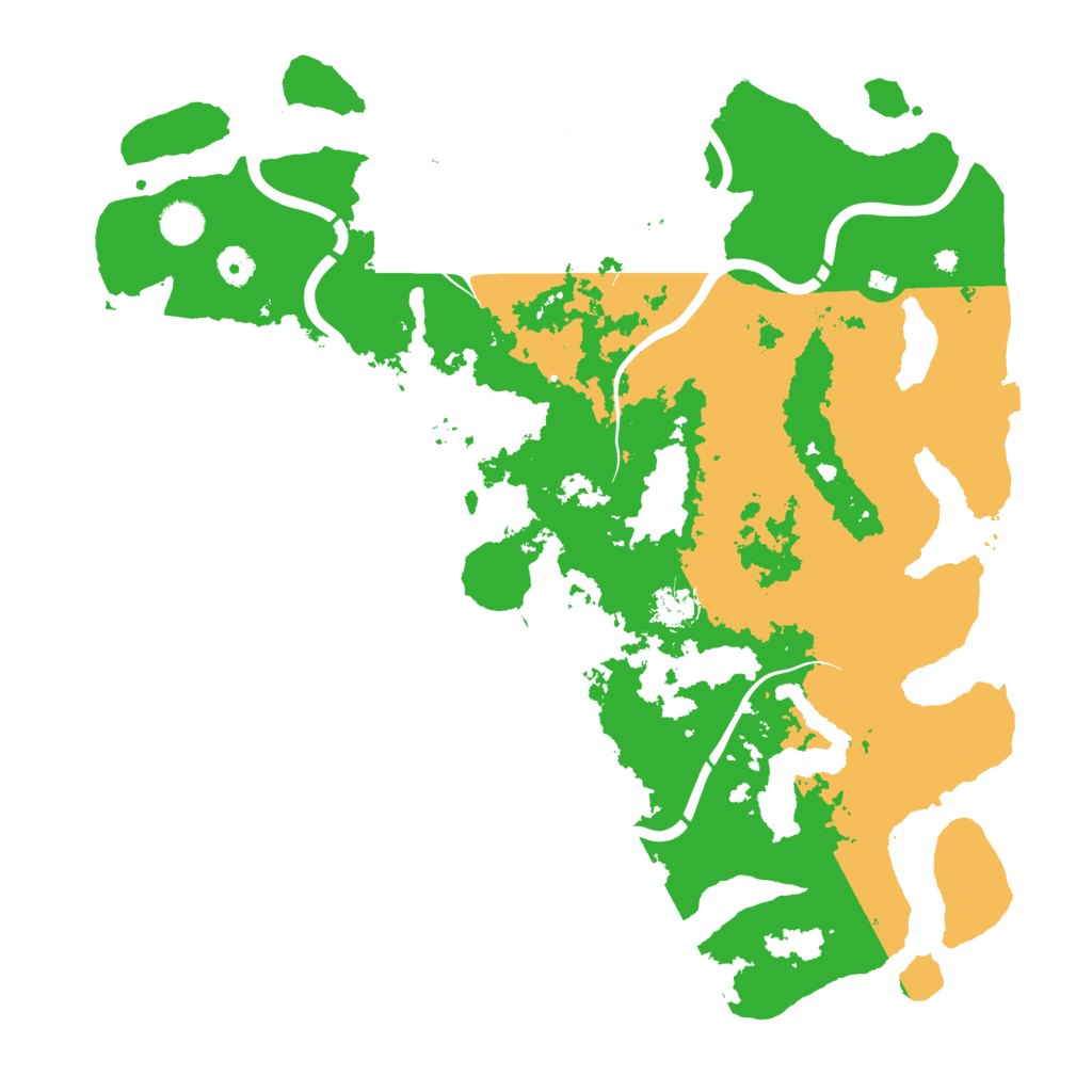 Biome Rust Map: Procedural Map, Size: 4366, Seed: 20021