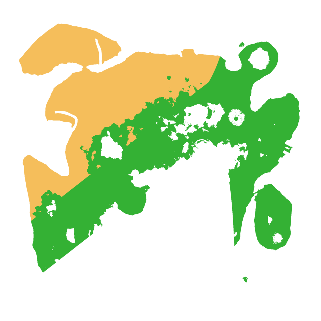Biome Rust Map: Procedural Map, Size: 3000, Seed: 42500393