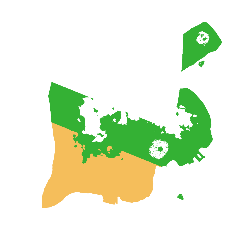 Biome Rust Map: Procedural Map, Size: 2000, Seed: 688573612