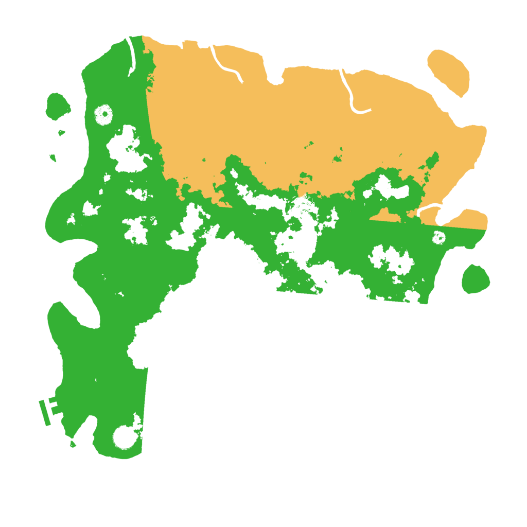 Biome Rust Map: Procedural Map, Size: 4100, Seed: 54364