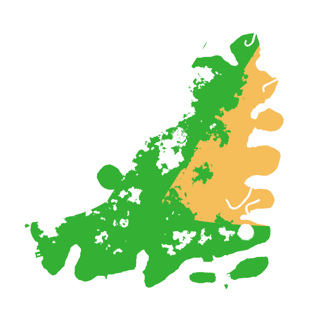 Biome Rust Map: Procedural Map, Size: 3500, Seed: 1864386205