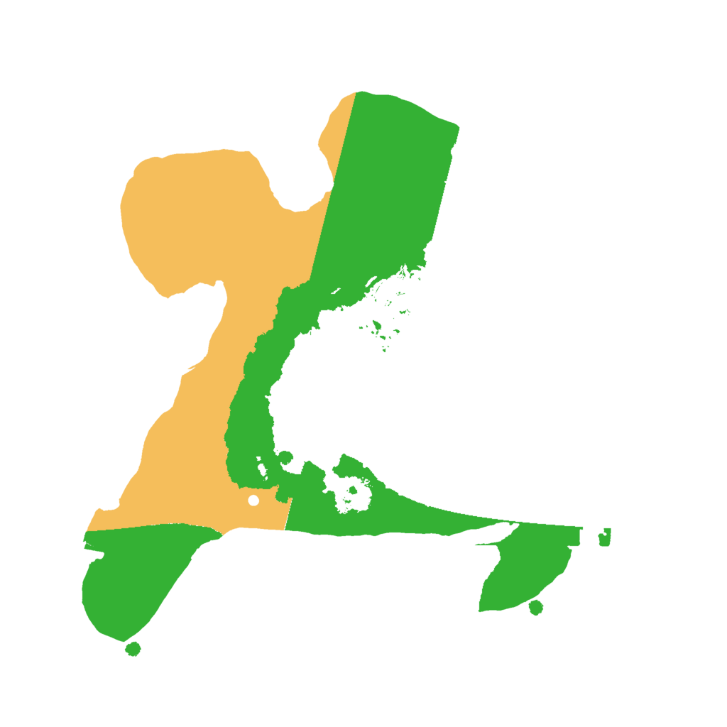 Biome Rust Map: Procedural Map, Size: 2000, Seed: 6587
