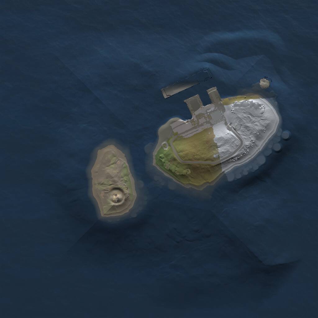 Rust Map: Procedural Map, Size: 1250, Seed: 23955605, 2 Monuments
