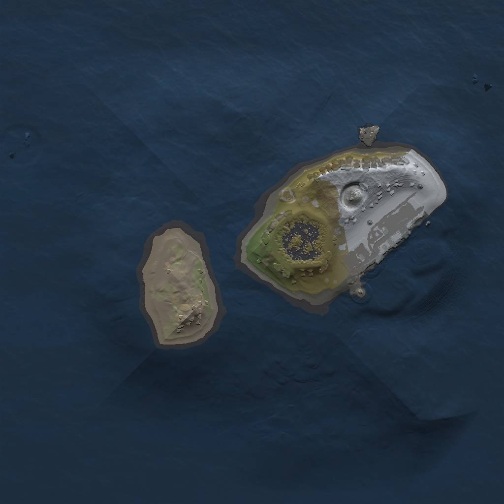 Rust Map: Procedural Map, Size: 1250, Seed: 23955605, 4 Monuments