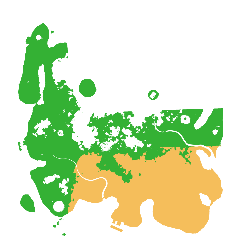Biome Rust Map: Procedural Map, Size: 3950, Seed: 39685240
