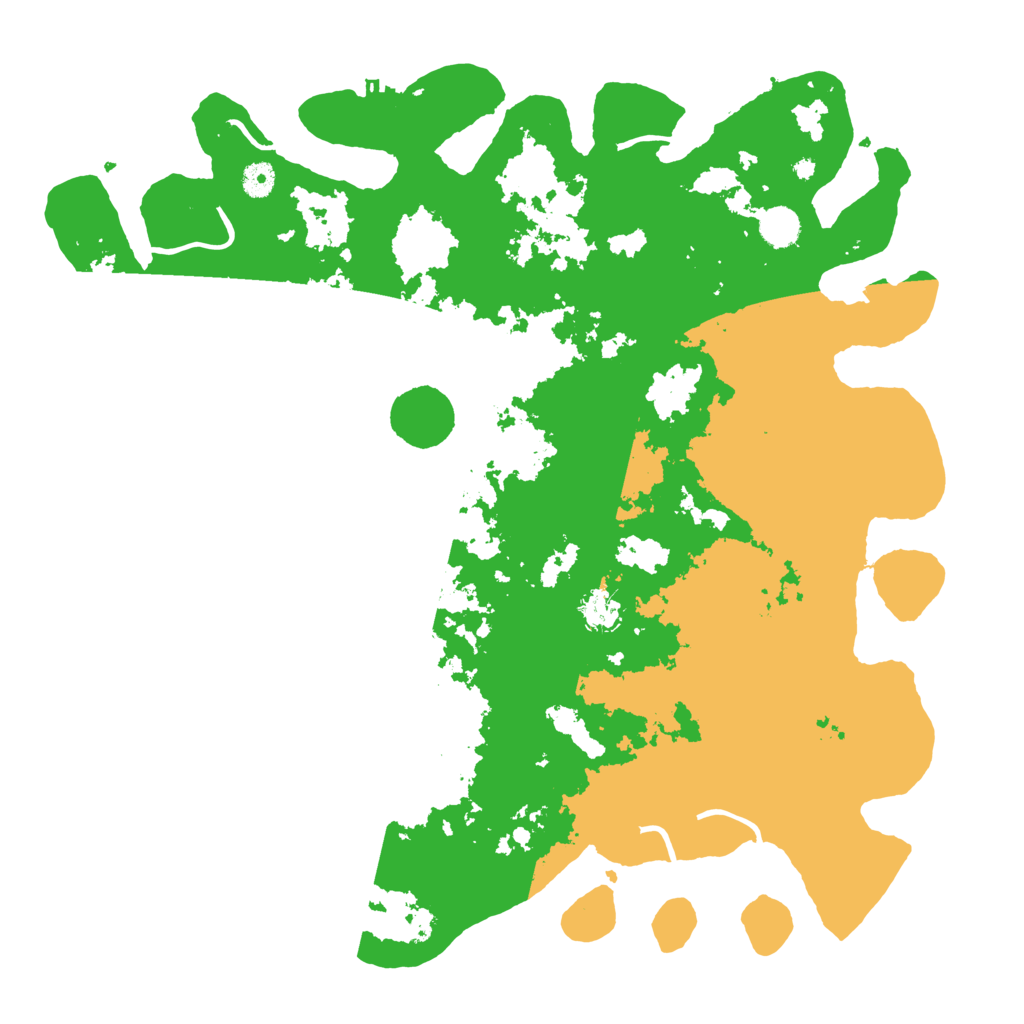 Biome Rust Map: Procedural Map, Size: 4500, Seed: 379794616