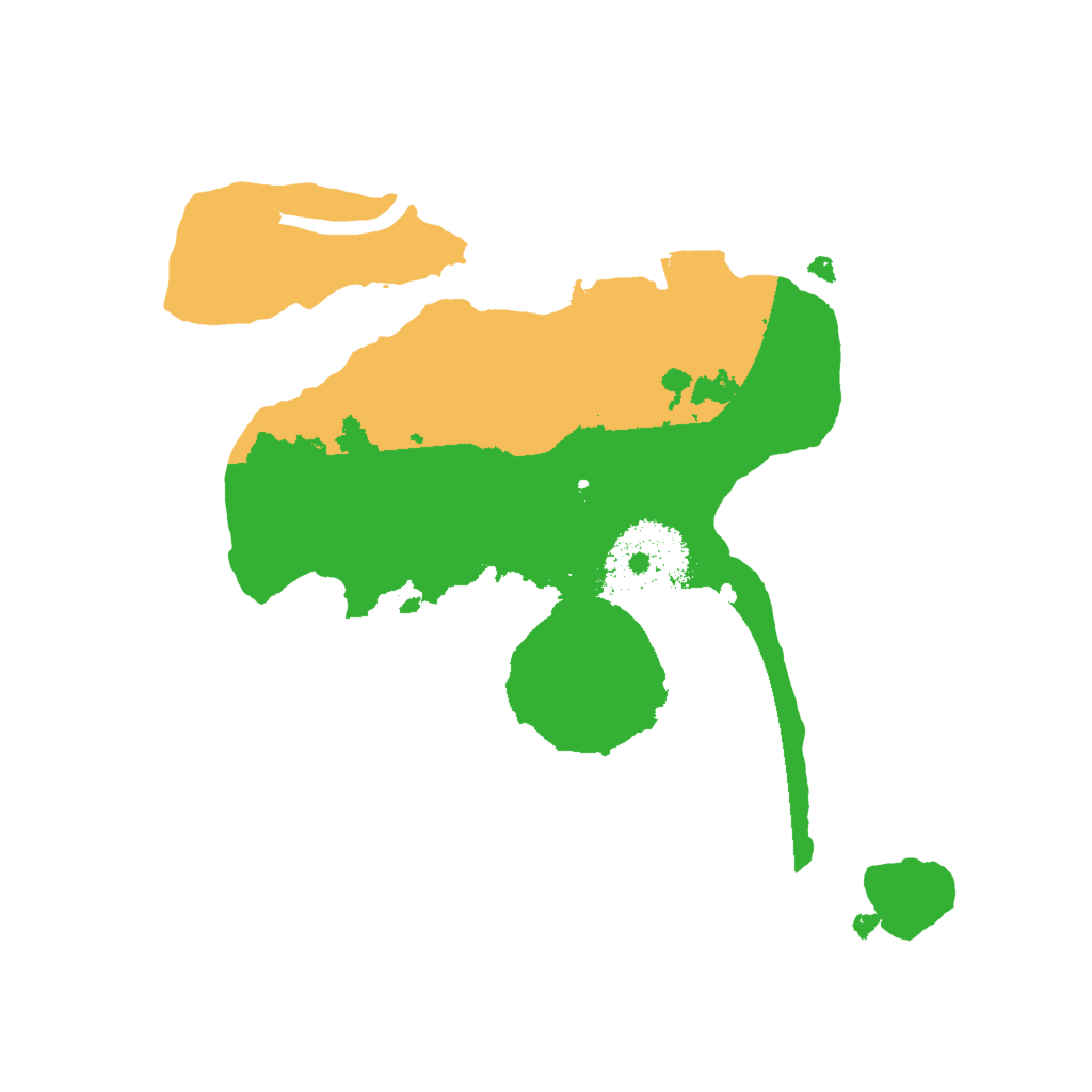 Biome Rust Map: Procedural Map, Size: 2000, Seed: 1268564414