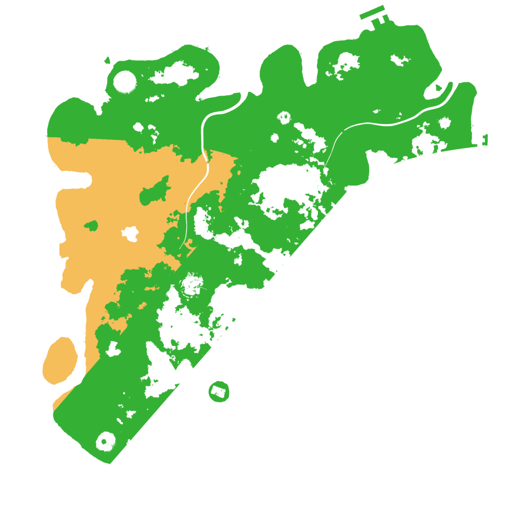 Biome Rust Map: Procedural Map, Size: 4000, Seed: 121966749