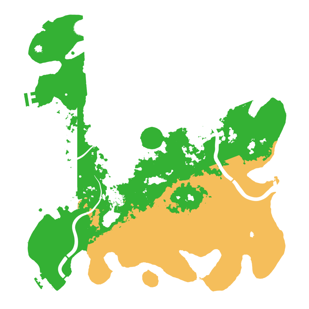Biome Rust Map: Procedural Map, Size: 3700, Seed: 190122270
