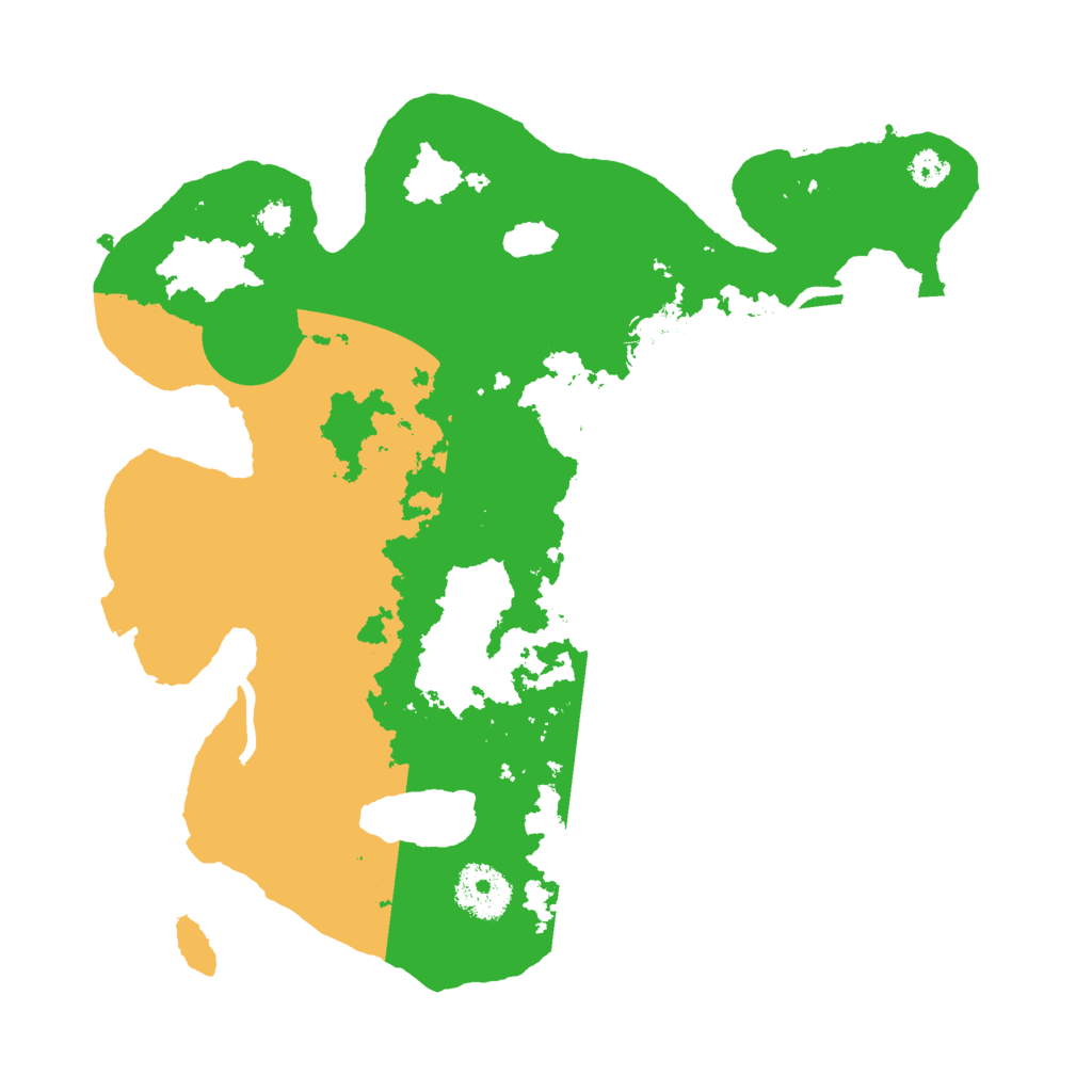 Biome Rust Map: Procedural Map, Size: 3000, Seed: 319992523