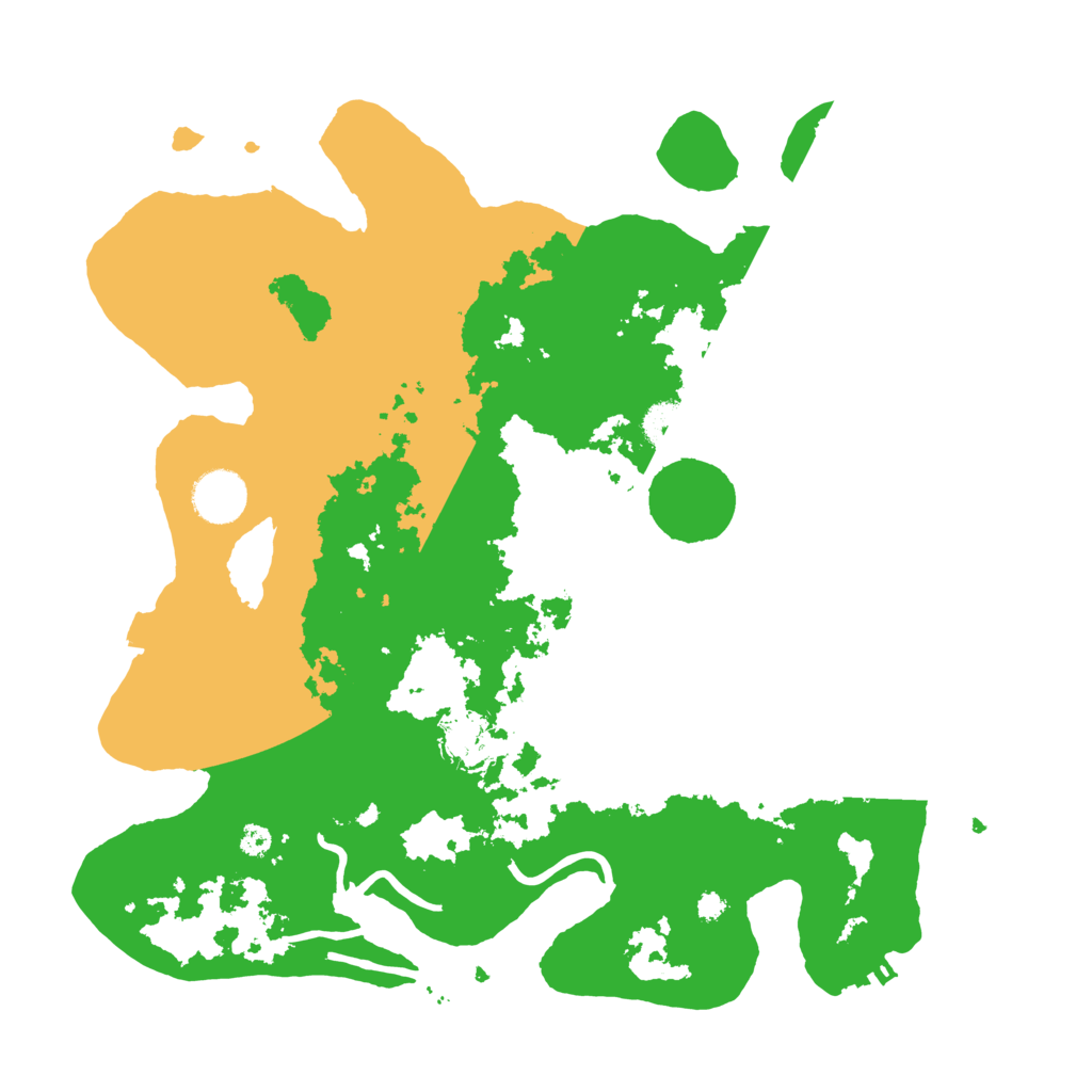 Biome Rust Map: Procedural Map, Size: 3550, Seed: 94609146