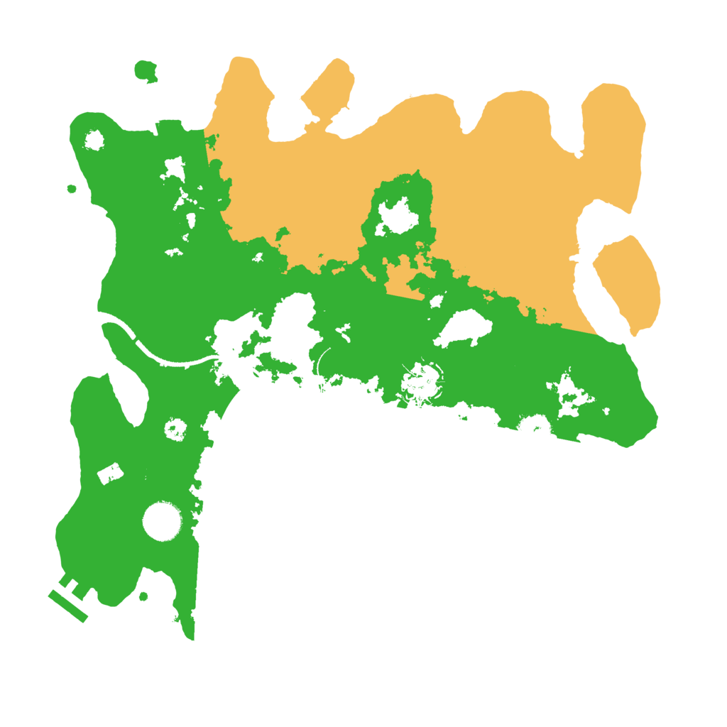 Biome Rust Map: Procedural Map, Size: 3300, Seed: 1654