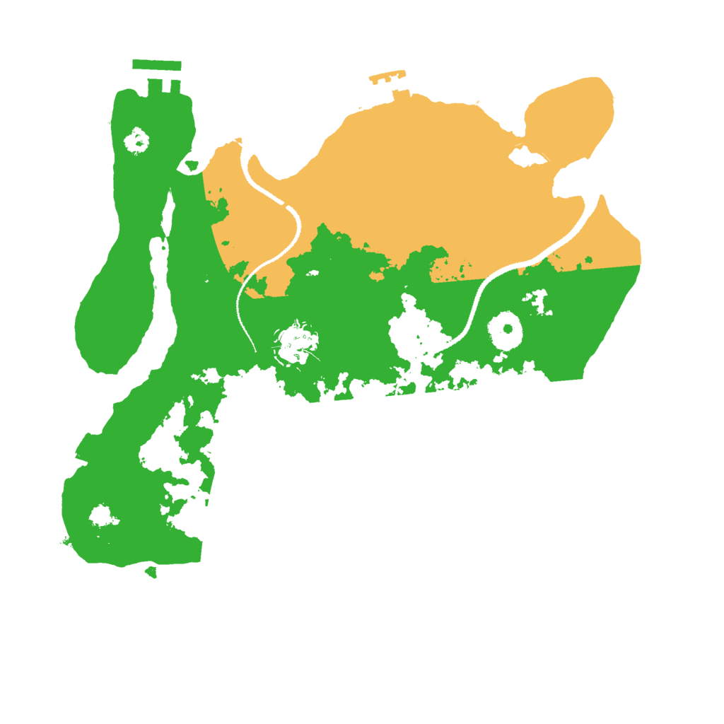 Biome Rust Map: Procedural Map, Size: 3000, Seed: 31813