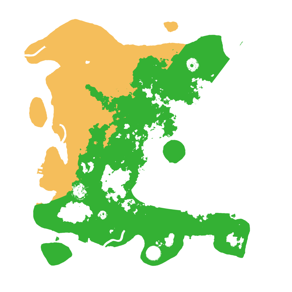 Biome Rust Map: Procedural Map, Size: 3500, Seed: 22848910