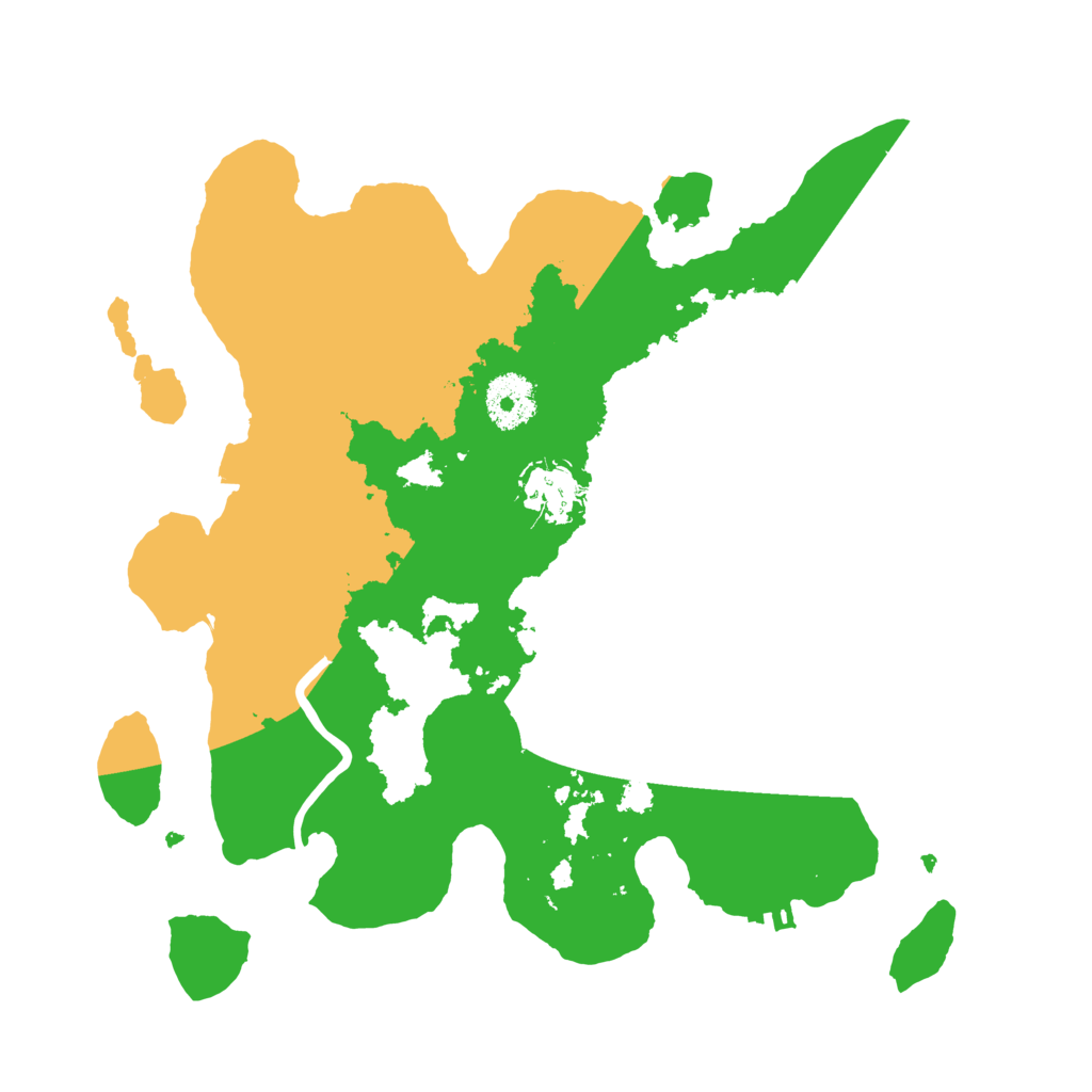 Biome Rust Map: Procedural Map, Size: 3133, Seed: 27345