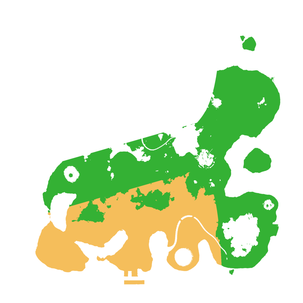 Biome Rust Map: Procedural Map, Size: 3000, Seed: 1306386569