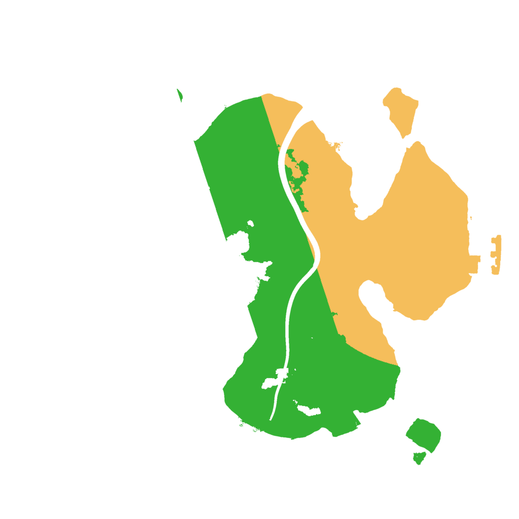 Biome Rust Map: Procedural Map, Size: 2000, Seed: 245667