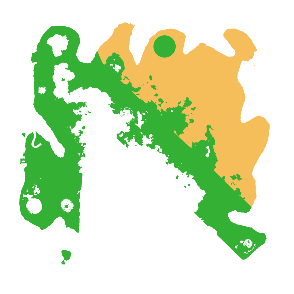 Biome Rust Map: Procedural Map, Size: 3500, Seed: 1340139329