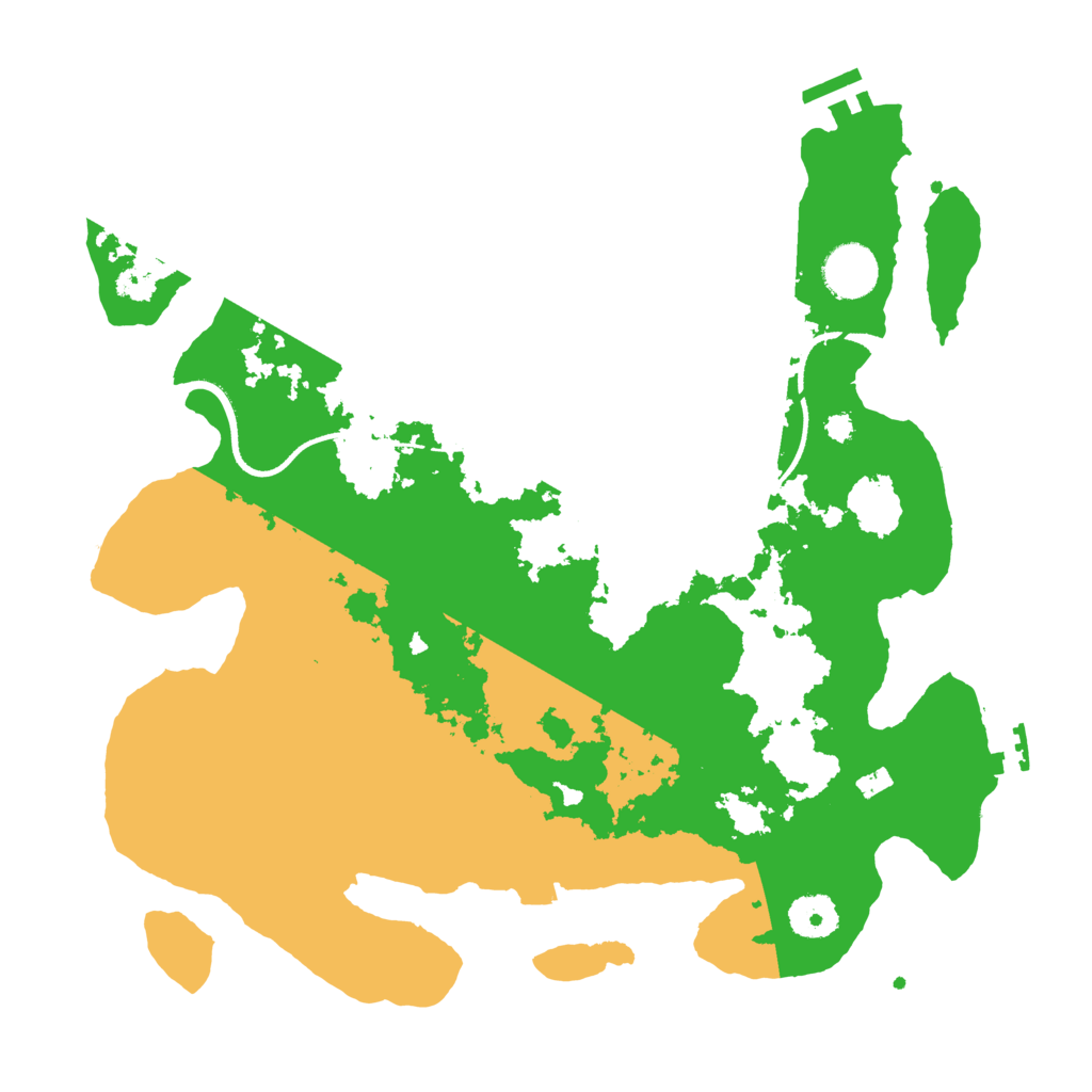 Biome Rust Map: Procedural Map, Size: 3500, Seed: 54554898