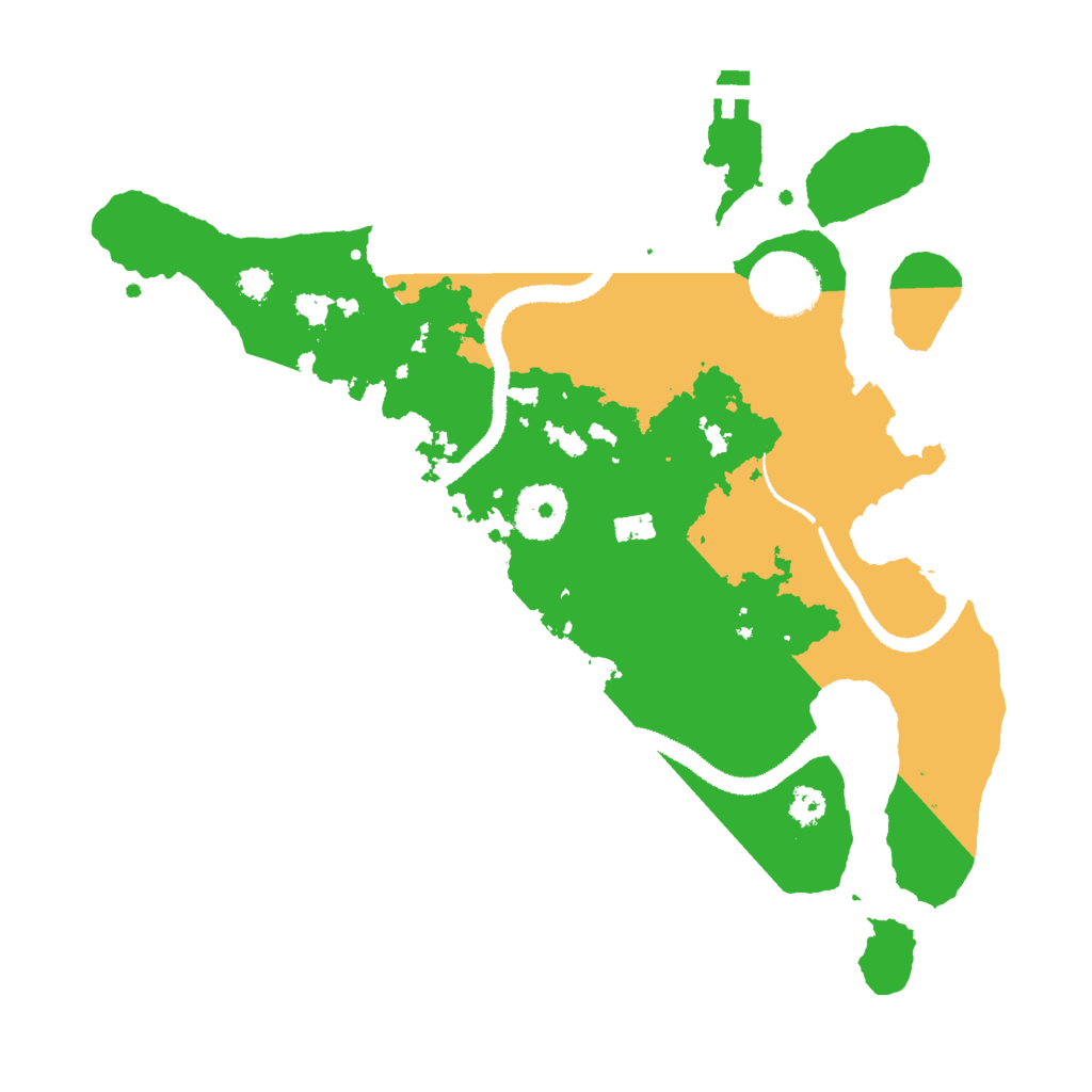 Biome Rust Map: Procedural Map, Size: 3000, Seed: 9541736
