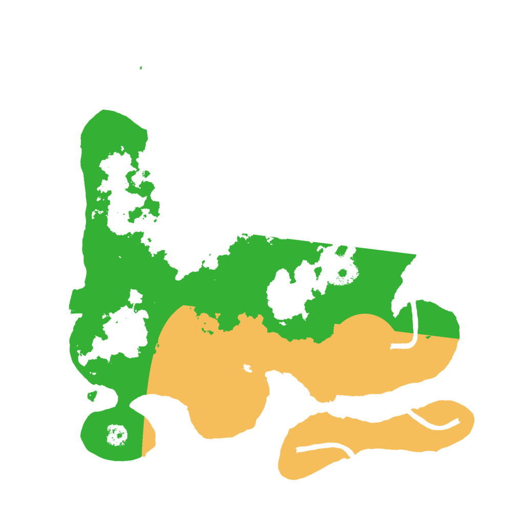 Biome Rust Map: Procedural Map, Size: 2500, Seed: 610951479