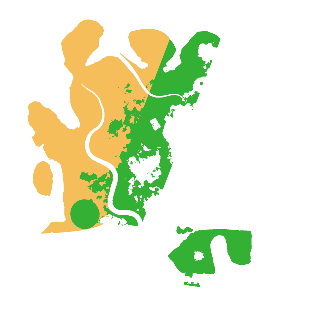 Biome Rust Map: Procedural Map, Size: 3000, Seed: 812566979