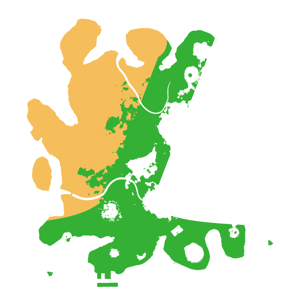 Biome Rust Map: Procedural Map, Size: 3000, Seed: 812566979