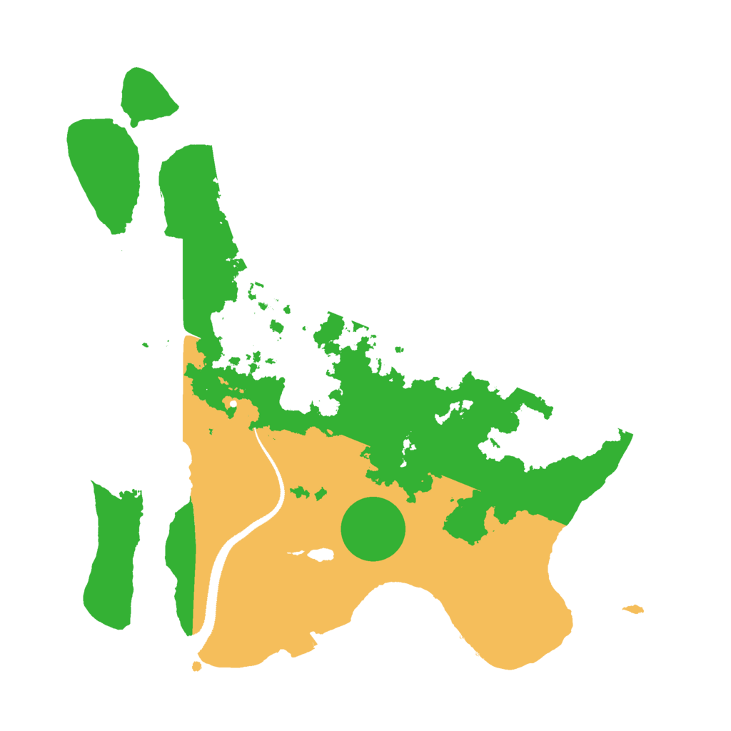Biome Rust Map: Procedural Map, Size: 3000, Seed: 1094311203