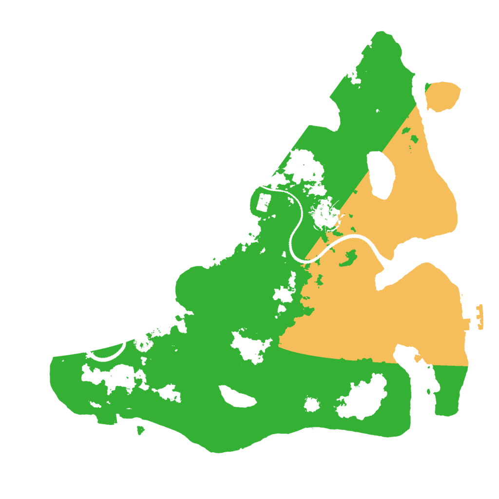 Biome Rust Map: Procedural Map, Size: 3000, Seed: 1152669309