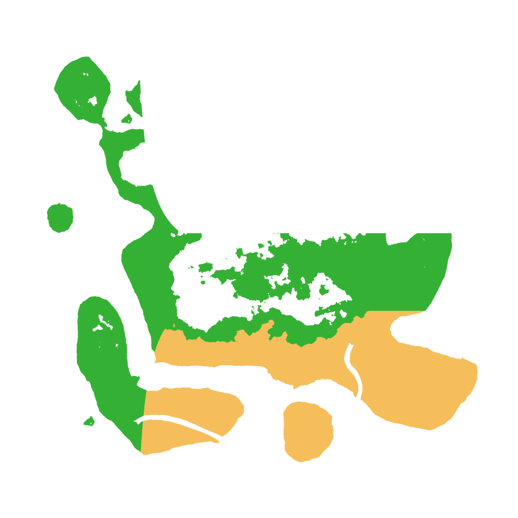 Biome Rust Map: Procedural Map, Size: 2500, Seed: 717279900