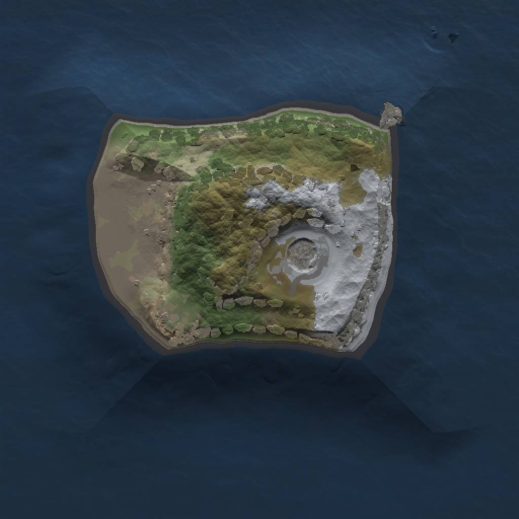 Rust Map: Procedural Map, Size: 1000, Seed: 711969590, 4 Monuments