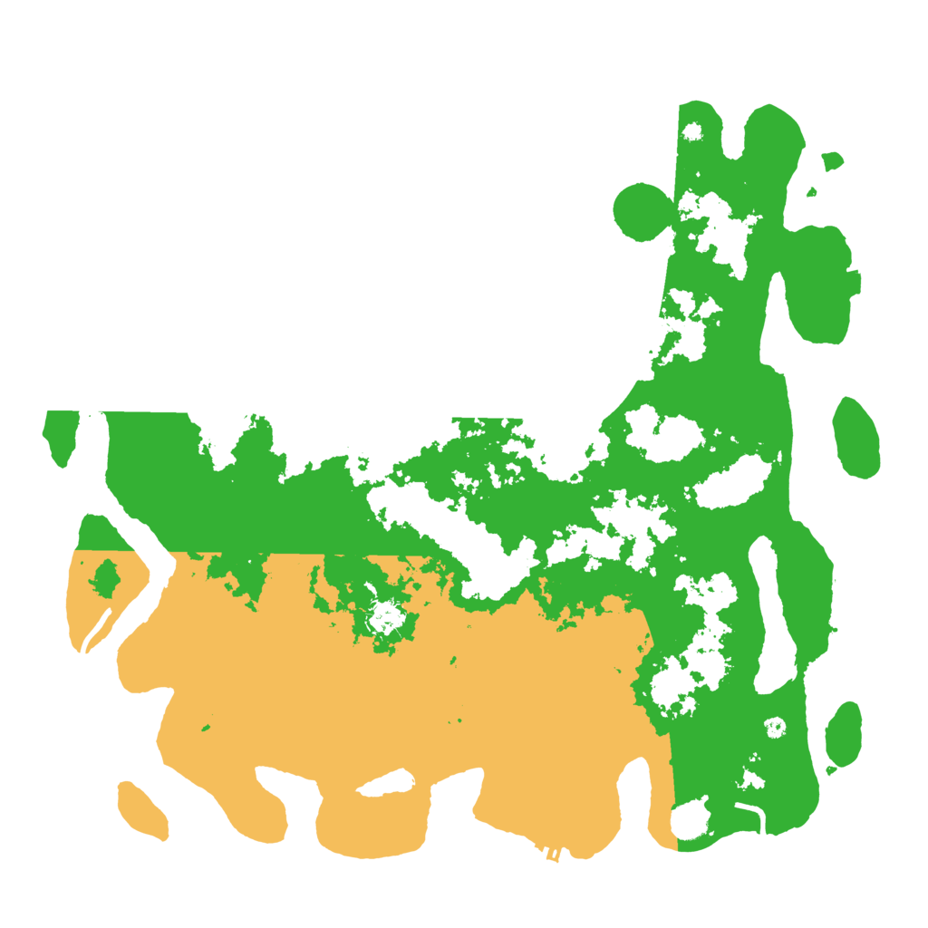Biome Rust Map: Procedural Map, Size: 4500, Seed: 355115244