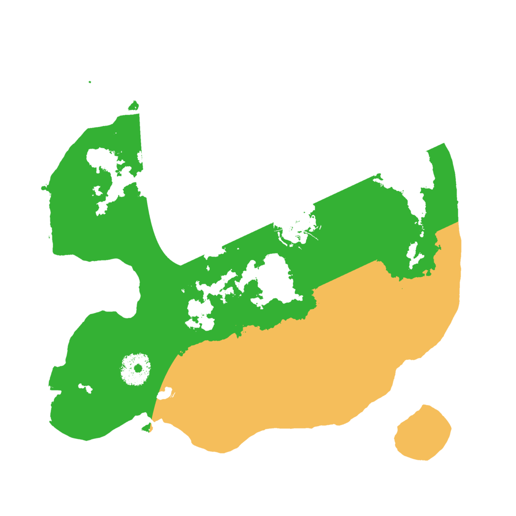 Biome Rust Map: Procedural Map, Size: 2500, Seed: 3714644