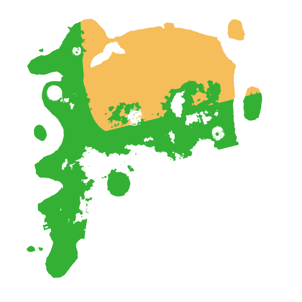 Biome Rust Map: Procedural Map, Size: 3500, Seed: 156591988