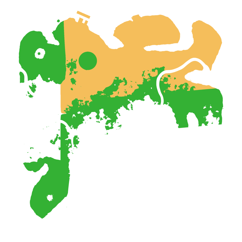 Biome Rust Map: Procedural Map, Size: 3500, Seed: 26493417