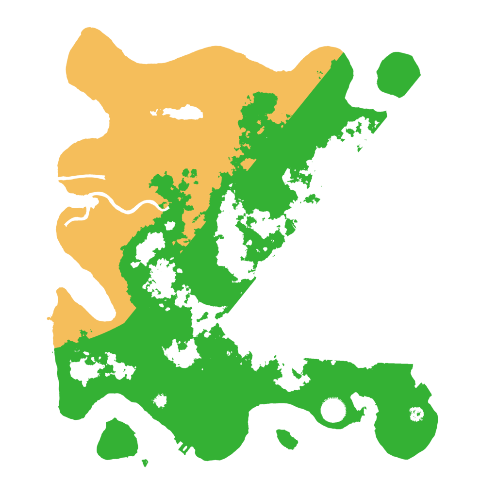 Biome Rust Map: Procedural Map, Size: 3500, Seed: 480437795