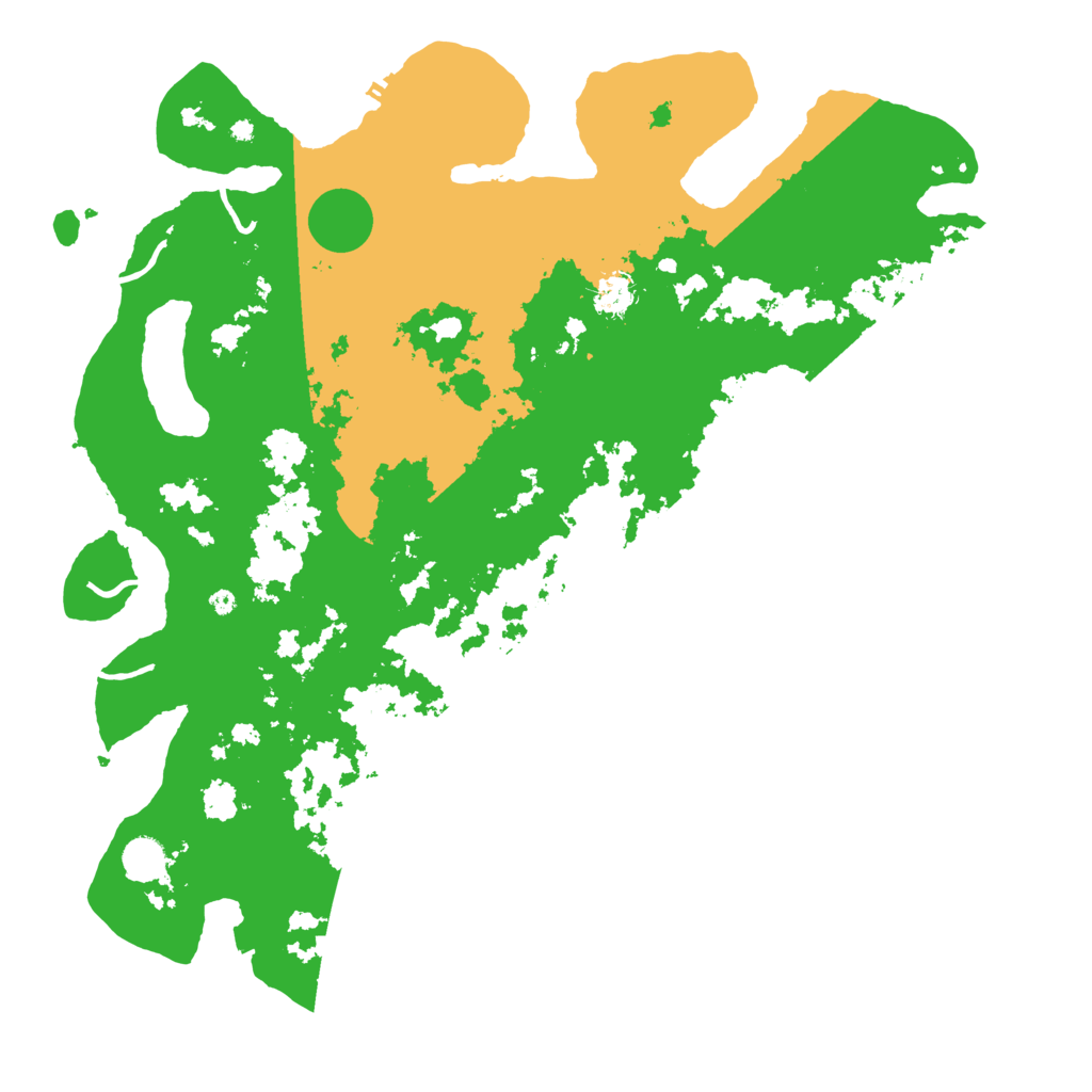 Biome Rust Map: Procedural Map, Size: 4500, Seed: 14951