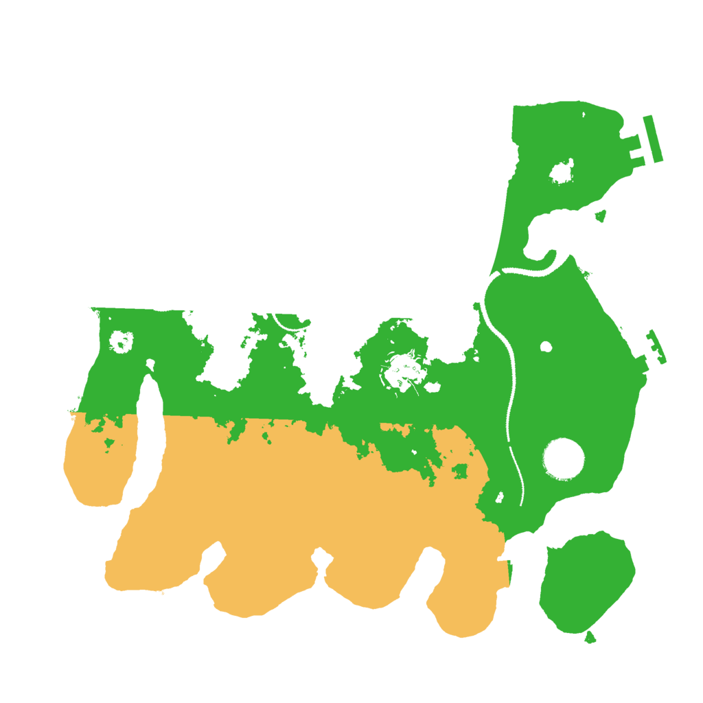 Biome Rust Map: Procedural Map, Size: 3000, Seed: 53153