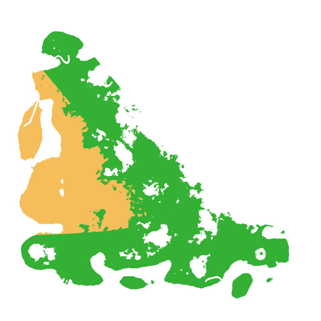 Biome Rust Map: Procedural Map, Size: 4213, Seed: 1234567890