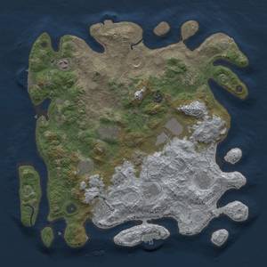 Thumbnail Rust Map: Procedural Map, Size: 4000, Seed: 152831408, 19 Monuments