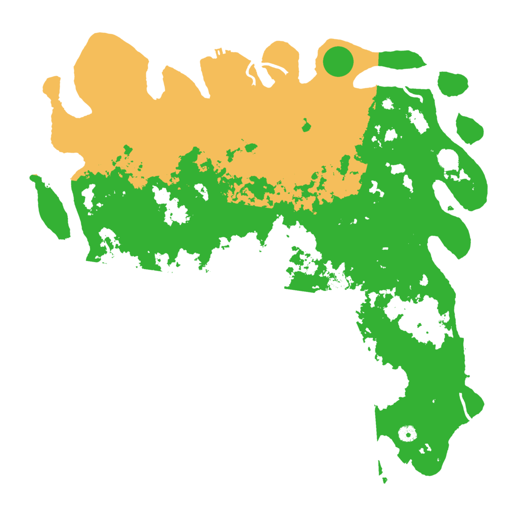 Biome Rust Map: Procedural Map, Size: 4500, Seed: 71590936