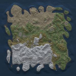 Thumbnail Rust Map: Procedural Map, Size: 4500, Seed: 71590936, 19 Monuments