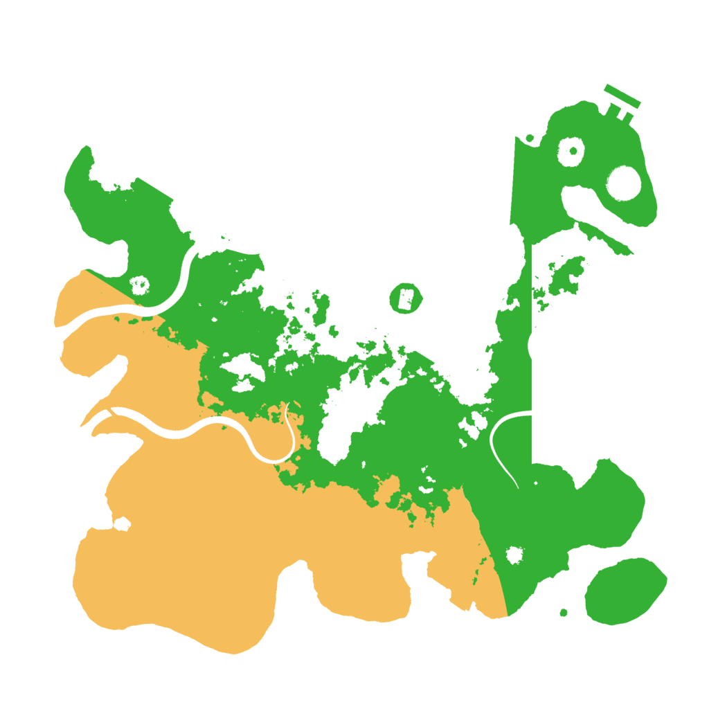 Biome Rust Map: Procedural Map, Size: 3700, Seed: 1807123003