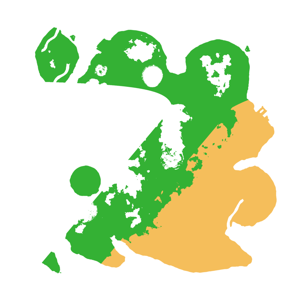 Biome Rust Map: Procedural Map, Size: 2700, Seed: 400502