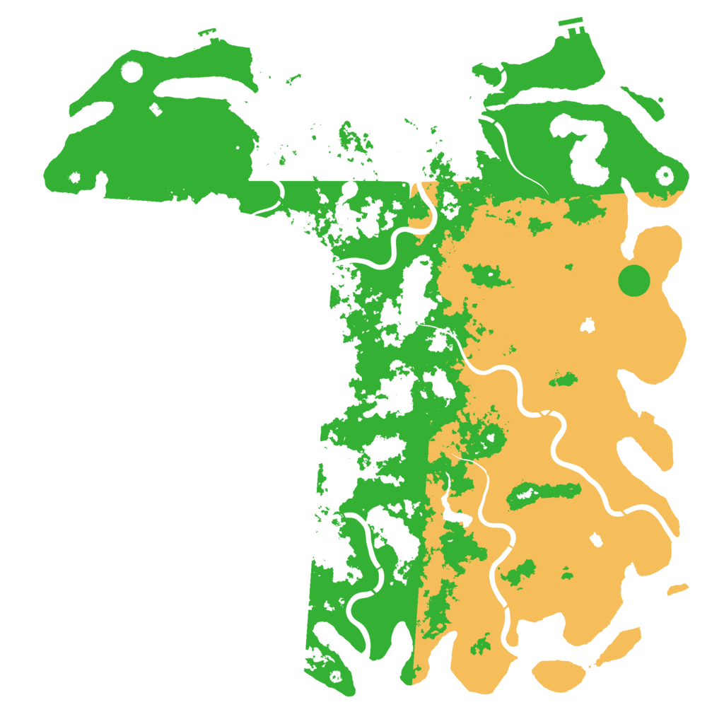 Biome Rust Map: Procedural Map, Size: 6000, Seed: 266330490