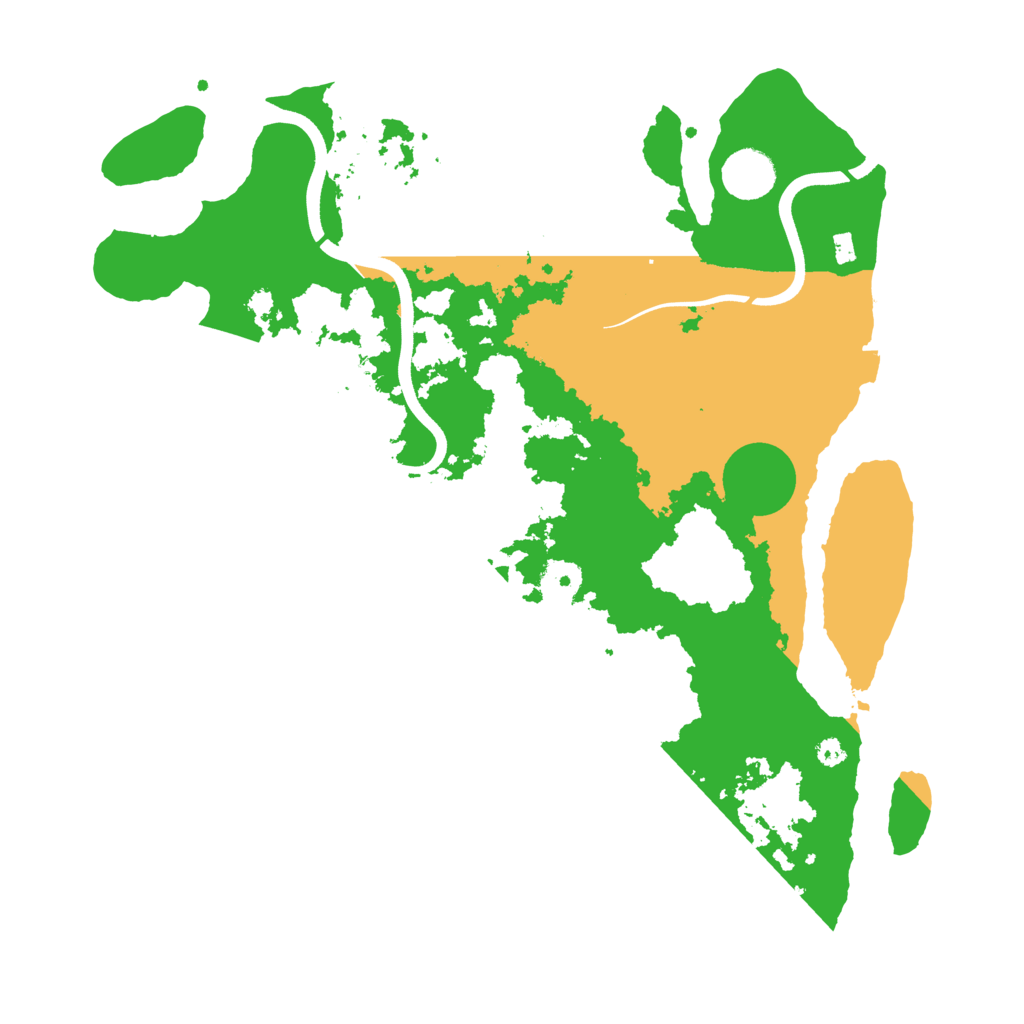 Biome Rust Map: Procedural Map, Size: 3700, Seed: 1838873080
