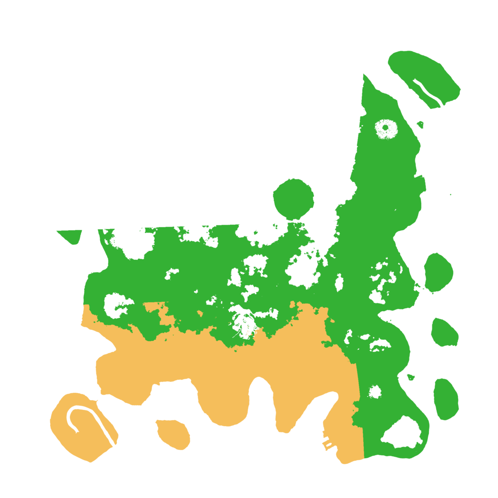 Biome Rust Map: Procedural Map, Size: 3500, Seed: 1496706095