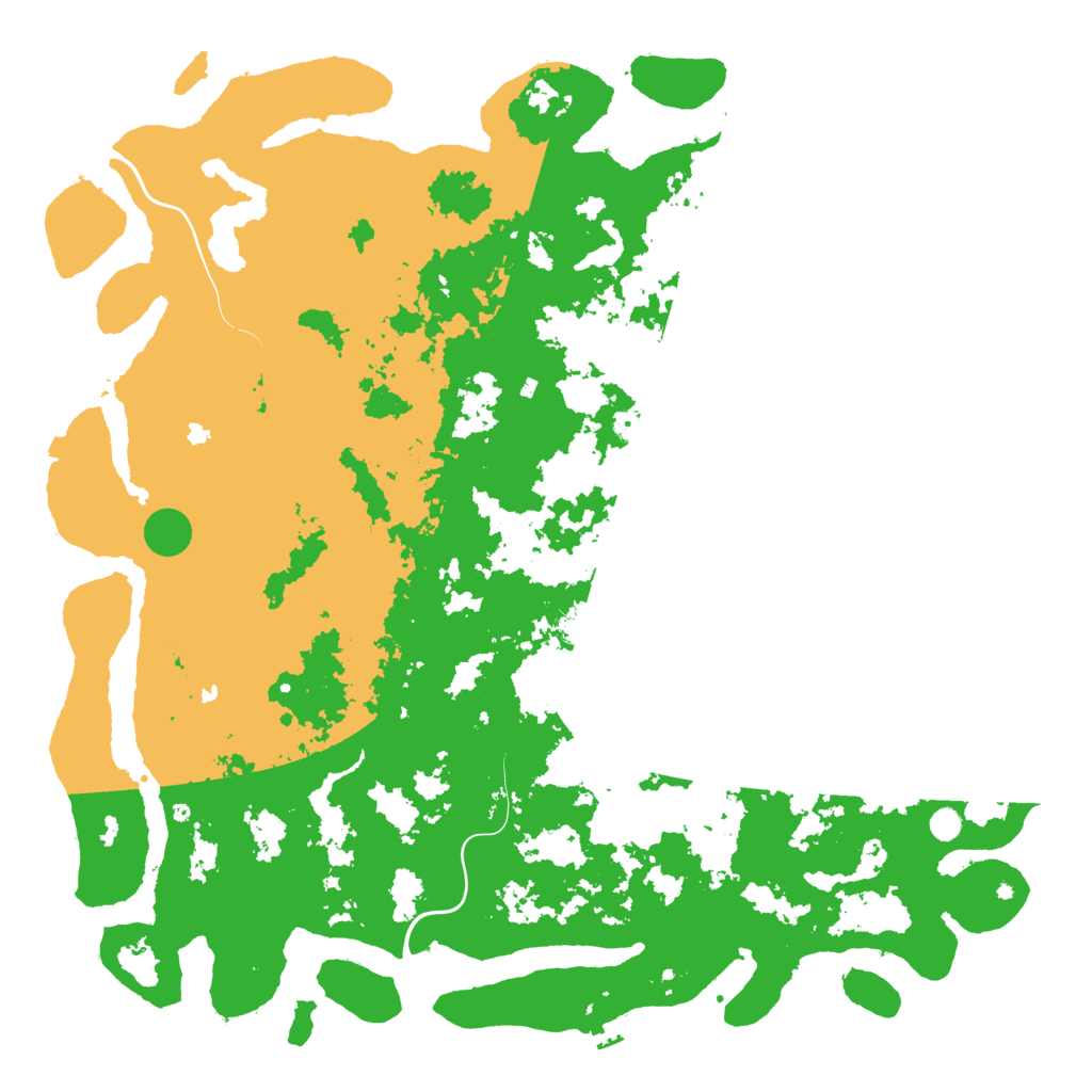 Biome Rust Map: Procedural Map, Size: 6000, Seed: 1444986013